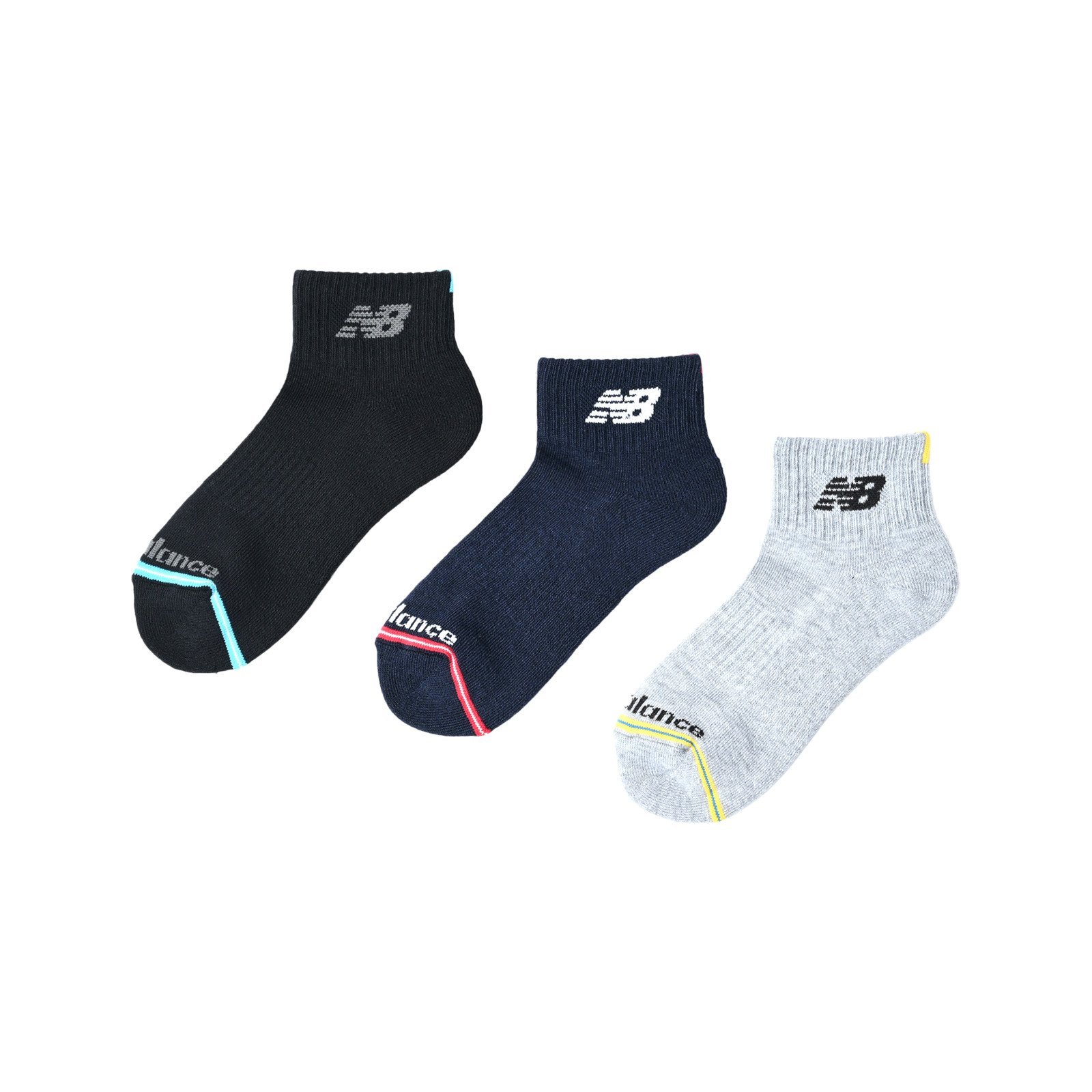 New Balance ジュニア3Pソックスボーイズ ニューバランス 靴下・レッグウェア 靴下