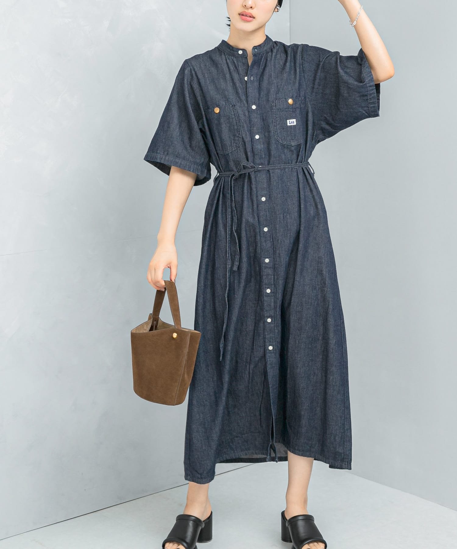 【SALE／40%OFF】URBAN RESEARCH ROSSO 『別注』Lee×ROSSO WORK ONE-PIECE アーバンリサーチロッソ ワンピース・ドレス ワンピース【送料無料】