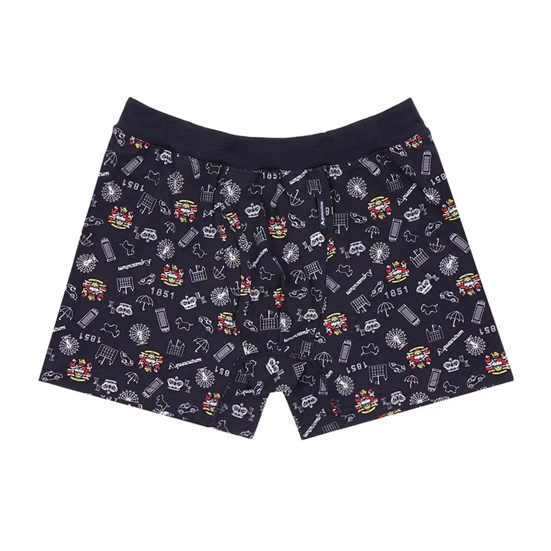 【SALE／43%OFF】Aquascutum Aquascutum/(M)AQボクサー/25S/スパンゴム/ロンドンアイコン レナウンインクス インナー・ルームウェア ボクサーパンツ・トランクス レッド ネイビー