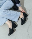 EVOL 【クッション入り・美脚効果あり】スクエア6.5cmベルトローファー イーボル シューズ・靴 ローファー ブラウン ブルー【送料無料】