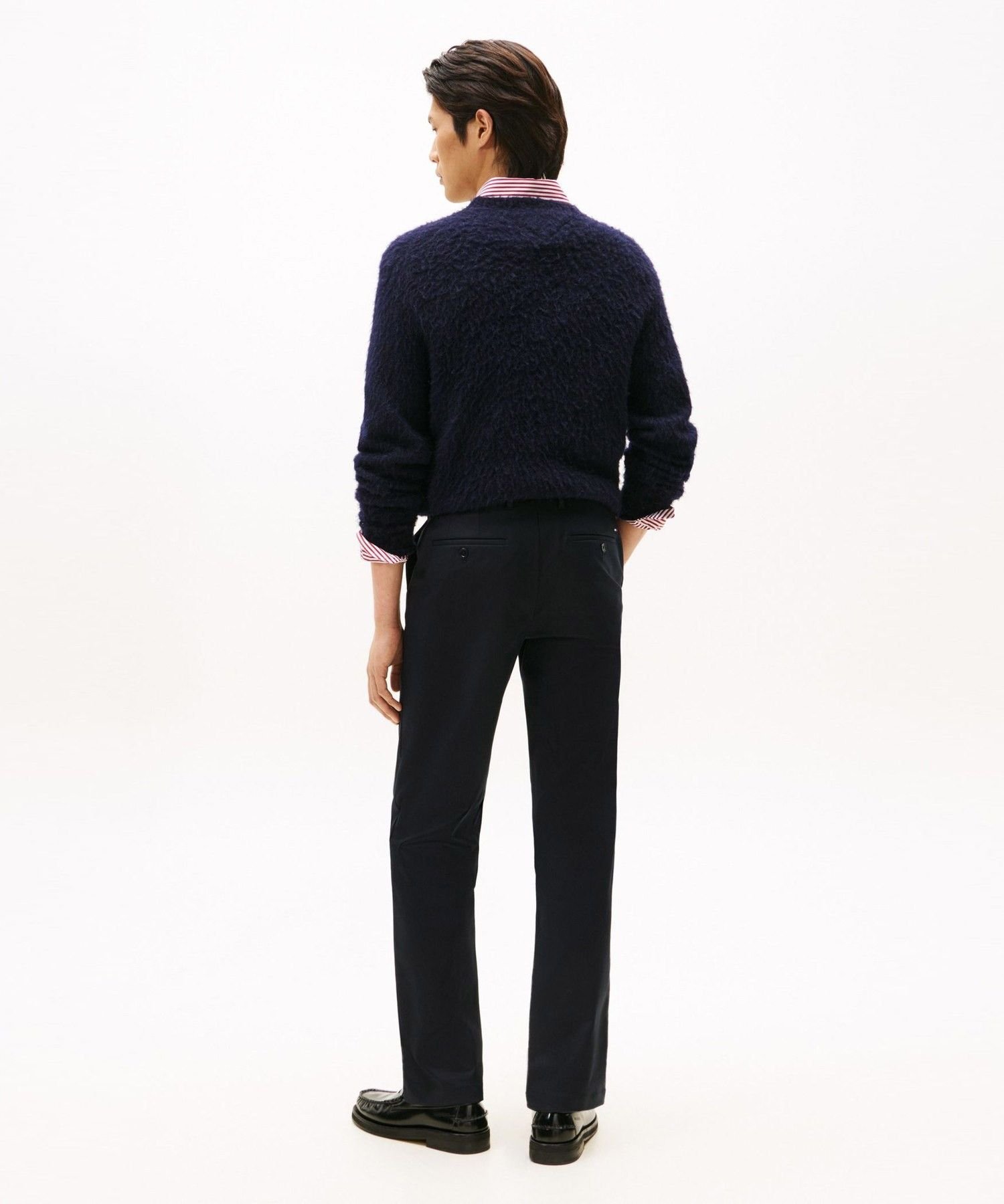 【SALE／40%OFF】TOMMY HILFIGER デントンテンセルストレッチパンツ トミーヒルフィガー パンツ チノパンツ ネイビー カーキグリーン【送料無料】