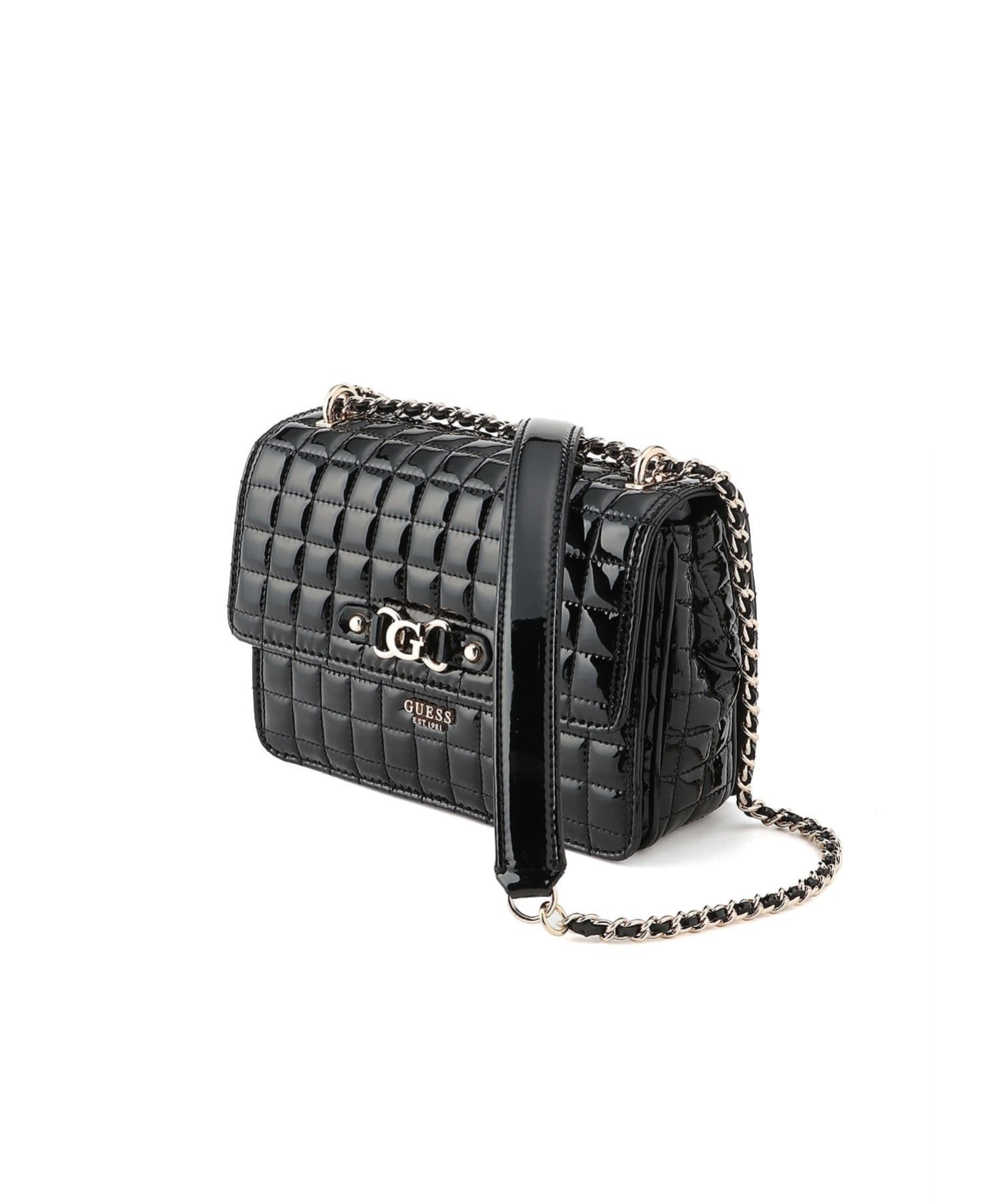 GUESS ショルダーバッグ (W)NADIRA Convertible Xbody Flap ゲス バッグ ショルダーバッグ ブラック