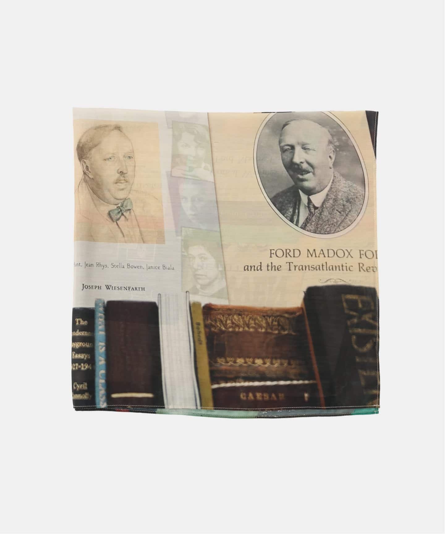 【SALE／30%OFF】JOURNAL STANDARD relume 【LY / エルワイ】 Postcard scarf ポストカードスカーフ ジャーナル スタンダード レリューム ファッション雑貨 スカーフ・バンダナ グレー ホワイト【送料無料】