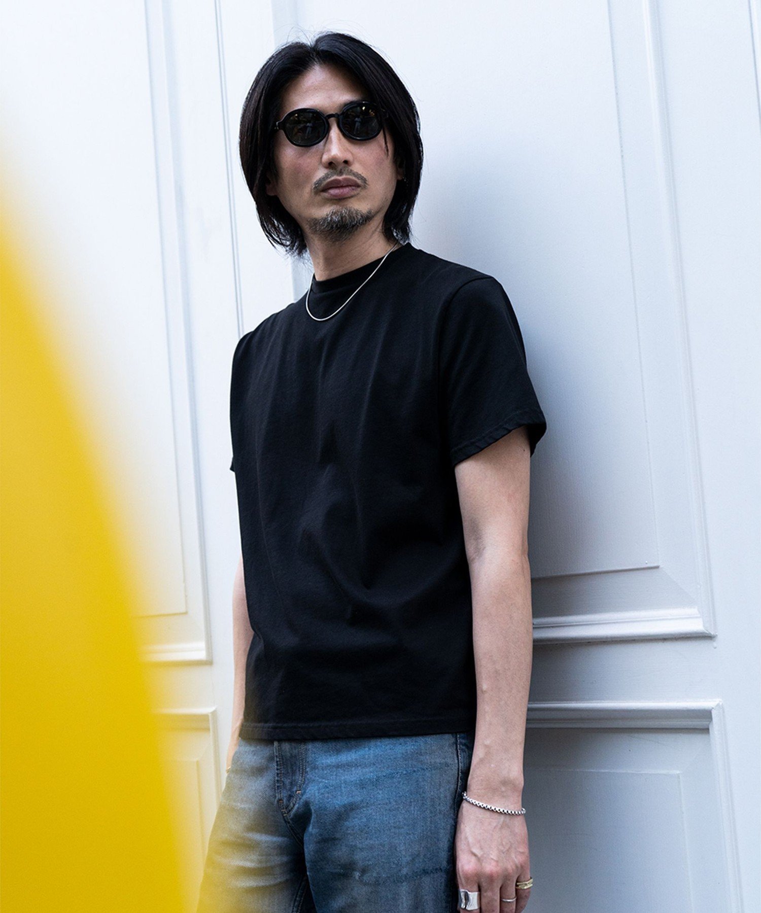 International Gallery BEAMS QUATTROCCHI / パック クルーネック Tシャツ ビームス メン トップス カットソー・Tシャツ ホワイト ブラック【送料無料】