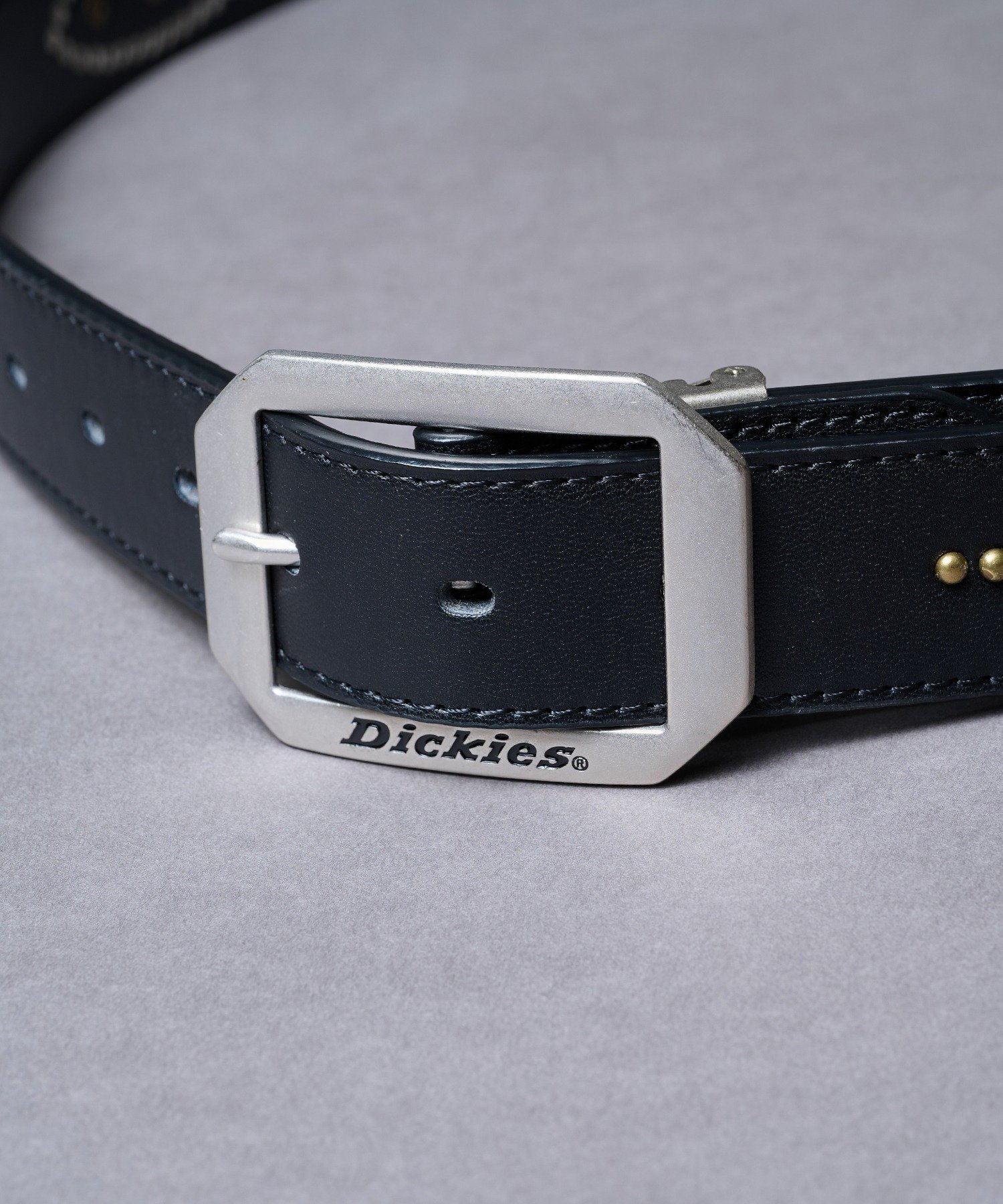 Dickies Dickies/スタッズベルト 30mm ディッキーズ セットアップセブン ファッション雑貨 ベルト ブラック ブラウン【送料無料】