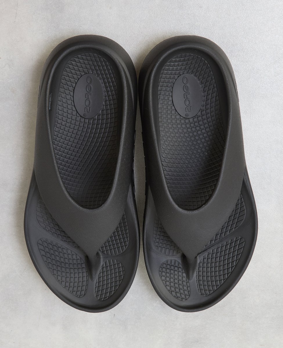 MEN'S MELROSE 【OOFOS/ウーフォス】OOriginal+ / ウーオリジナルプラス / リカバリーサンダル メンズメルローズ シューズ・靴 サンダル ブラック