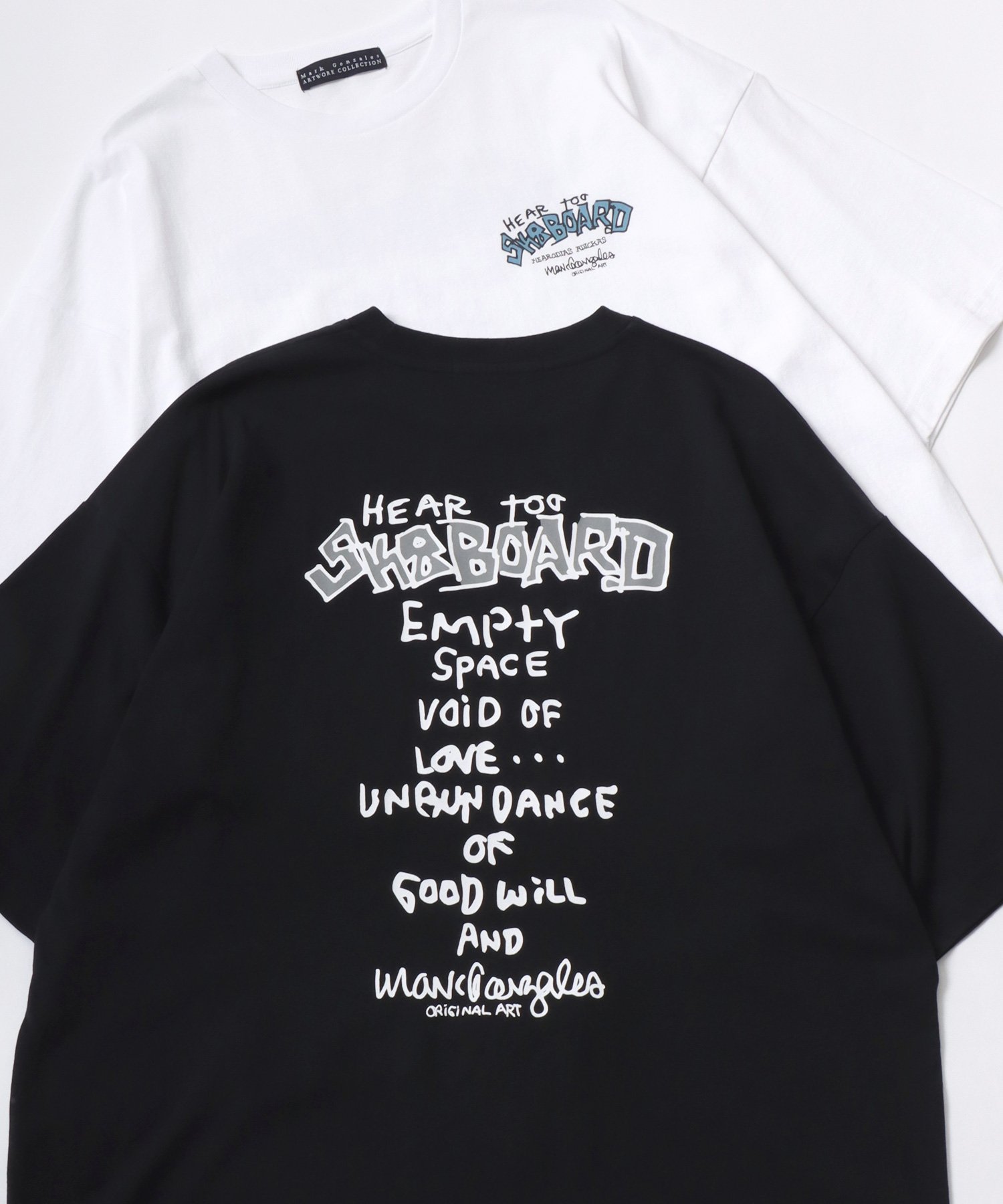 【SALE／8 OFF】Mark Gonzales マークゴンザレス Tシャツ ティーシャツ メンズ 半袖 バックプリント ラザル トップス カットソー Tシャツ ブラック ホワイト