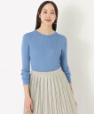 【SALE/33%OFF】S.ESSENTIALS 【洗えるシルク】ウォッシャブルシルクリブボートネックニット エス エッセンシャルズ トップス ニット オレンジ ネイビー ホワイト ブルー【送料無料】