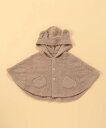【SALE/20%OFF】COMME CA ISM クマ耳付き マント コムサイズム マタニティウェア・ベビー用品 その他のベビーグッズ ホワイト ブラウン