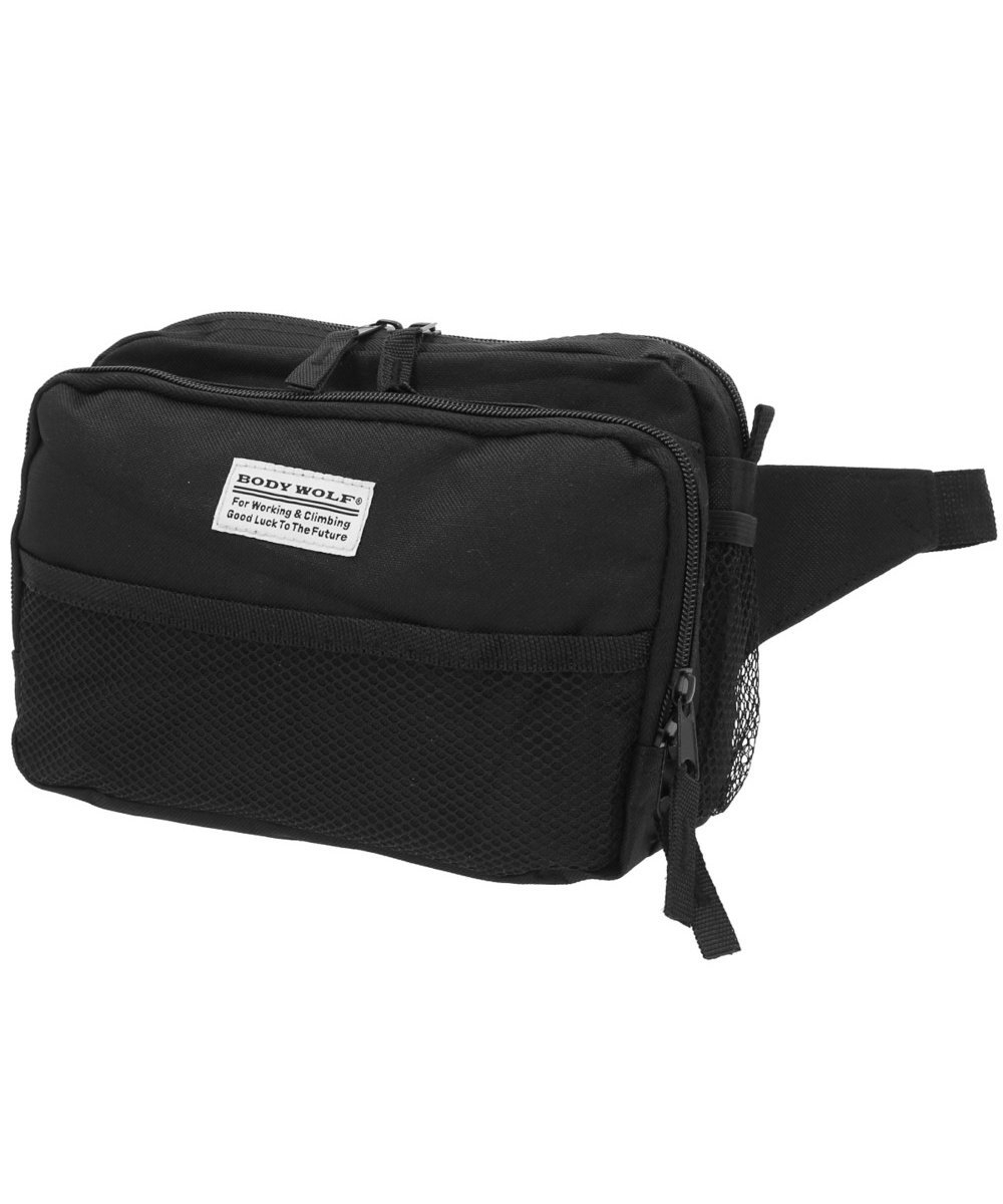 BACKYARD FAMILY BODYWOLF ボディウルフ BW23 ボディバッグ ローラ バッグ ボディバッグ・ウエストポーチ ネイビー ブラック
