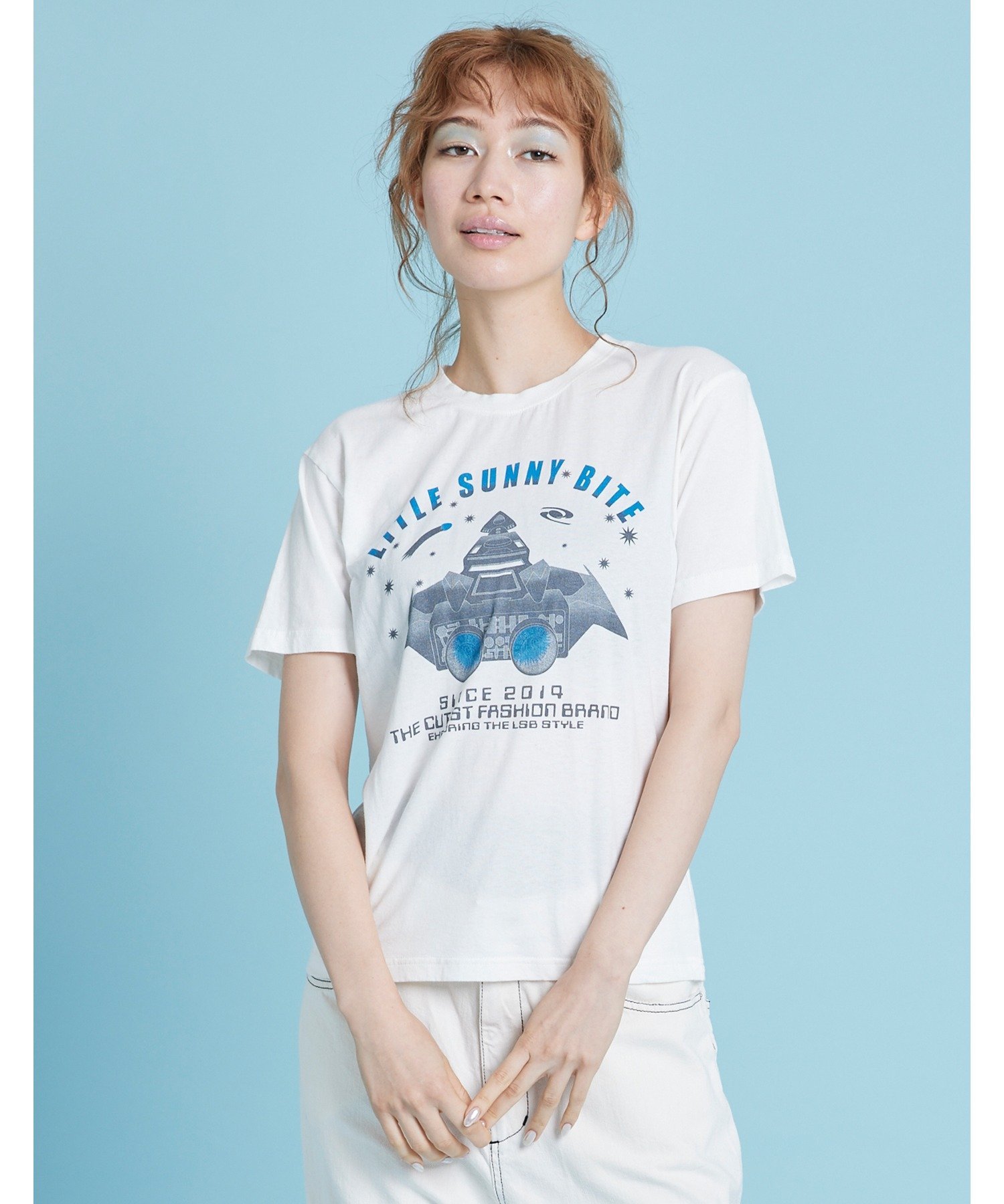 realize select Roket tee レアリゼ トップス カットソー・Tシャツ ホワイト
