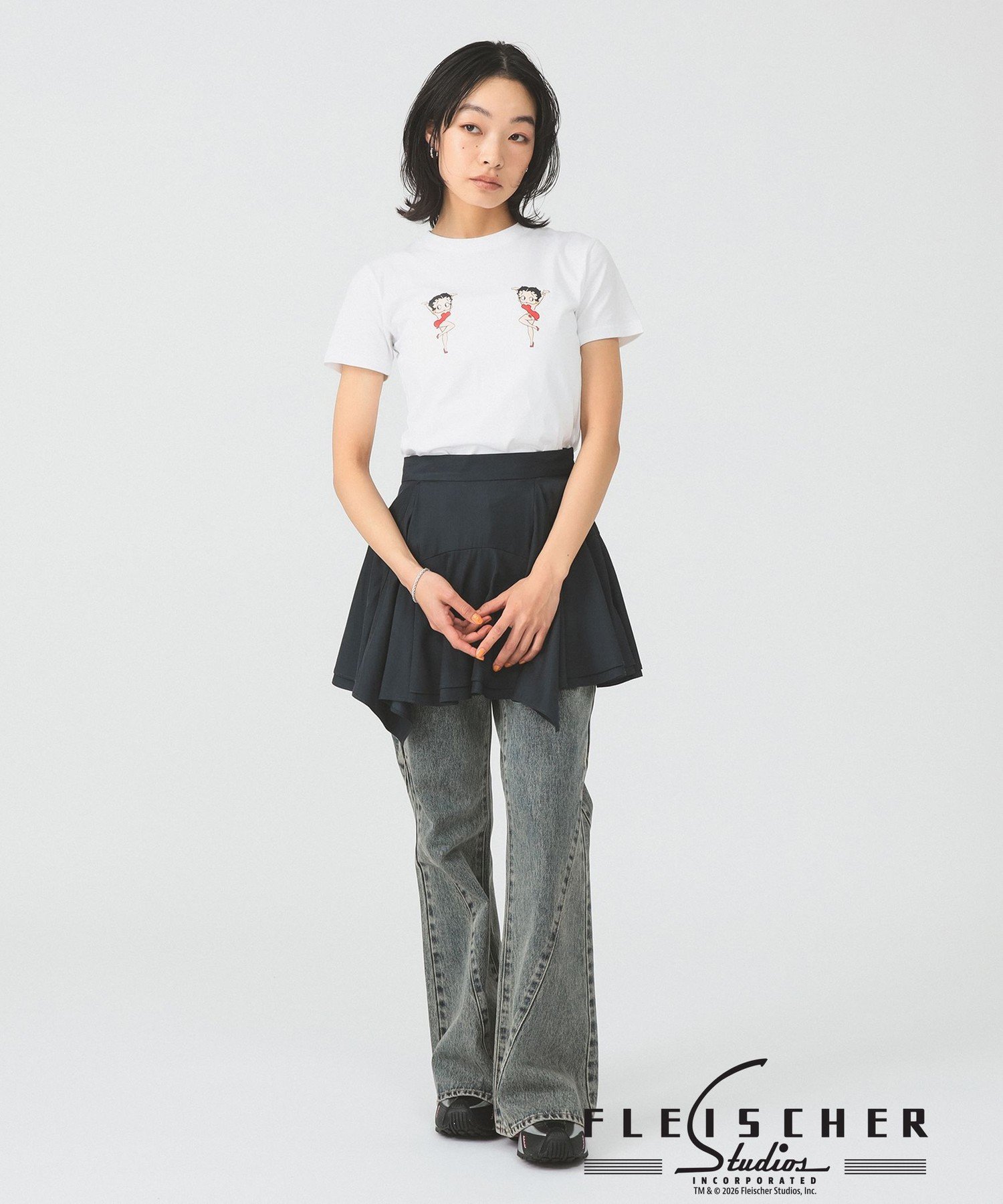 Ray BEAMS Betty Boop(TM) / twins Tシャツ ビームス ウイメン トップス カットソー・Tシャツ ホワイト【送料無料】