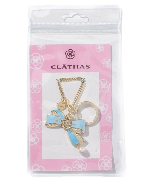 【SALE／50%OFF】CLATHAS ボヌール バッグチャーム クイーポ ファッショングッズ ストラップ ブルー