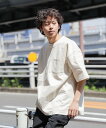 【SALE/30%OFF】BEAMS HEART MEN KANGOL / ワンポイント ビッグ Tシャツ ビームス ハート トップス カットソー・Tシャツ ホワイト グリーン ベージュ