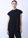 【SALE/50%OFF】Aga ボトルネックニットジョーゼットトップス ラシュッド トップス ベスト・ジレ ブラック ベージュ【送料無料】