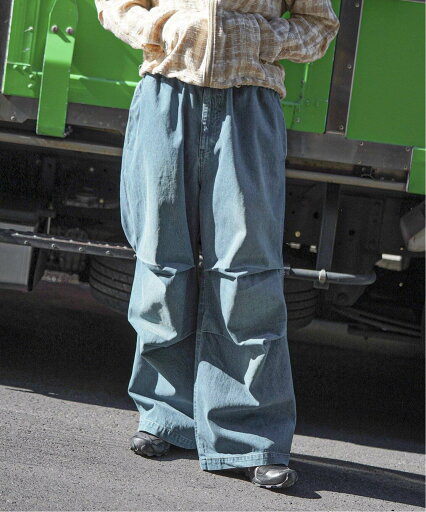 JOINT WORKS JIEDA /ジエダ PARACHUTE DENIM PANTS ジョイントワークス パンツ ジーンズ・デニムパンツ ネイビー ブラック【送料無料】 JOINT WORKS JIEDA /ジエダ PARACHUTE DENIM PANTS ジョイントワークス パンツ ジーンズ・デニムパンツ ネイビー ブラック【送料無料】