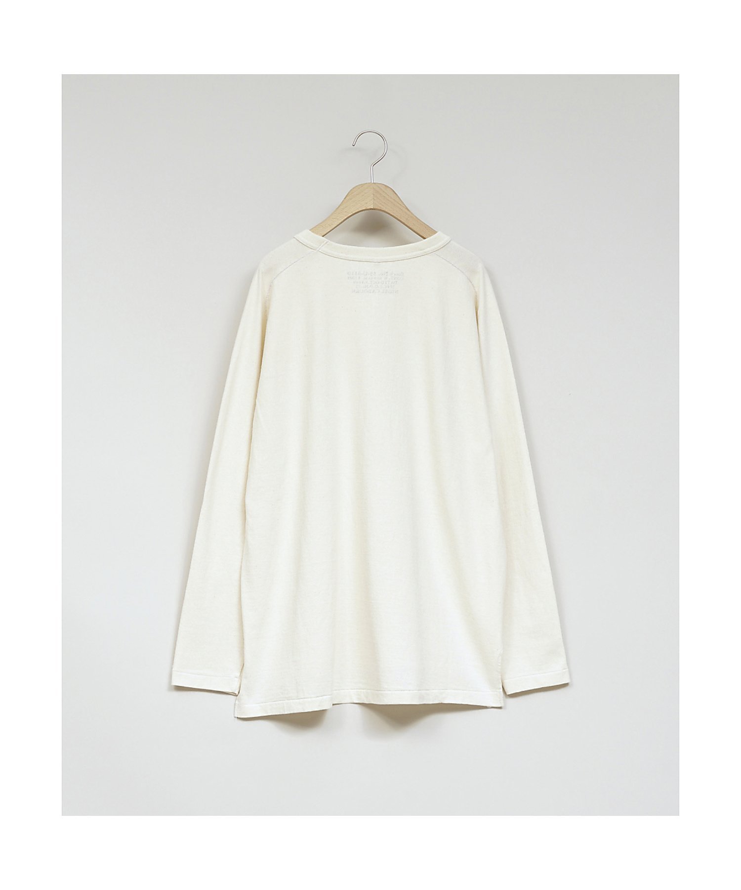 Nigel Cabourn WOMAN / 5.6ozロングスリーブ / 5.6oz LONG SLEEVE ナイジェル・ケーボン トップス カットソー・Tシャツ ホワイト【送料無料】