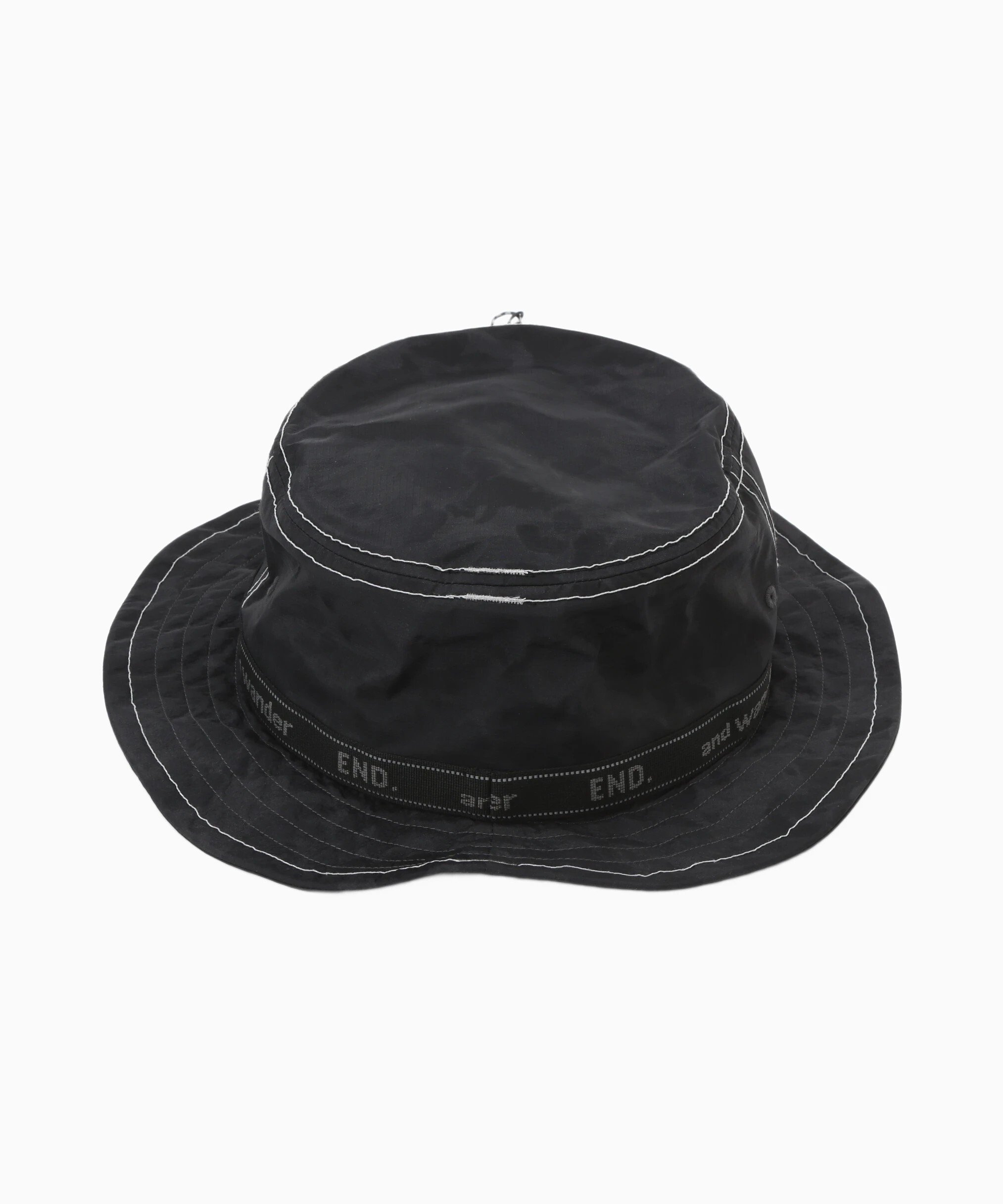 and wander printed JQ tape hat アンドワンダー 帽子 その他の帽子 グレー【送料無料】