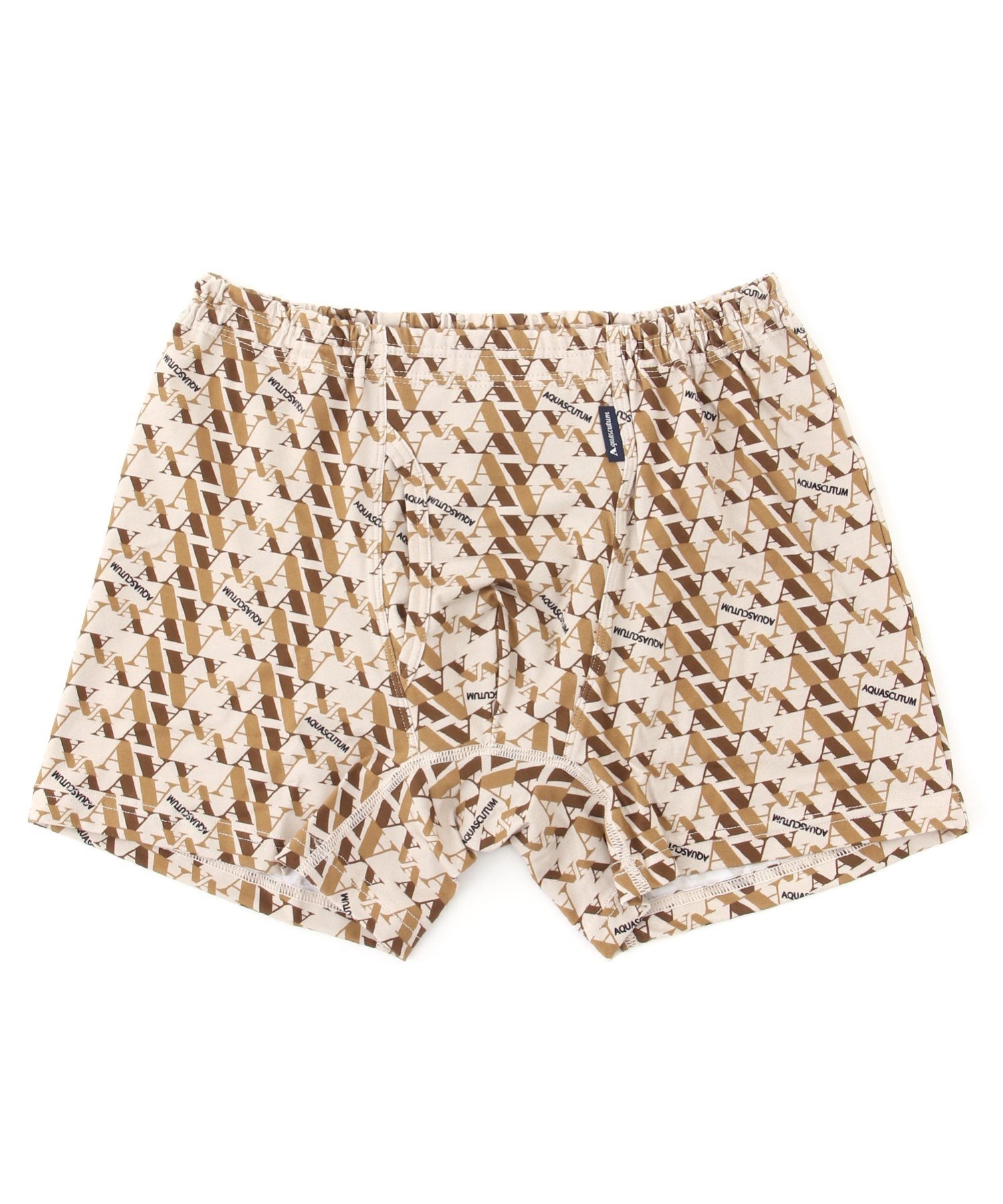 【SALE／51%OFF】Aquascutum Aquascutum/(M)AQボクサー 25S ウォーターガード 2本ゴム Aシャドー レナウンインクス インナー・ルームウェア ボクサーパンツ・トランクス ベージュ ブルー