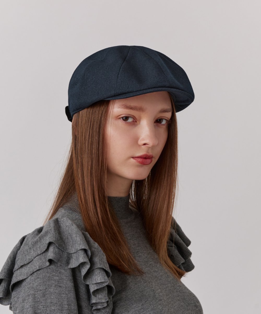 【SALE／50%OFF】Chapeau d' O Chapeau d' O Back Ribbon 8P Hunting / シャポードオー オーバーライド 帽子 ハンチング・ベレー帽 ネイビー ベージュ【送料無料】