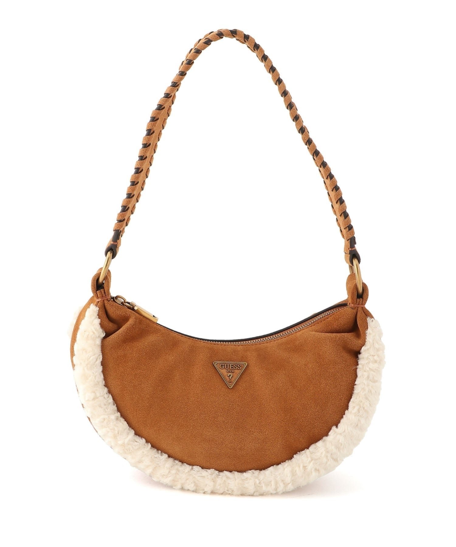 【SALE／60%OFF】GUESS GUESS ハンドバッグ ホーボー (W)AMITA Hobo ゲス バッグ ショルダーバッグ ブラウン【送料無料】