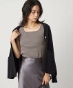UNITED ARROWS green label relaxing デコルテ フライス タンクトップ 2 ユナイテッドアローズ グリーンレーベルリラクシング ...