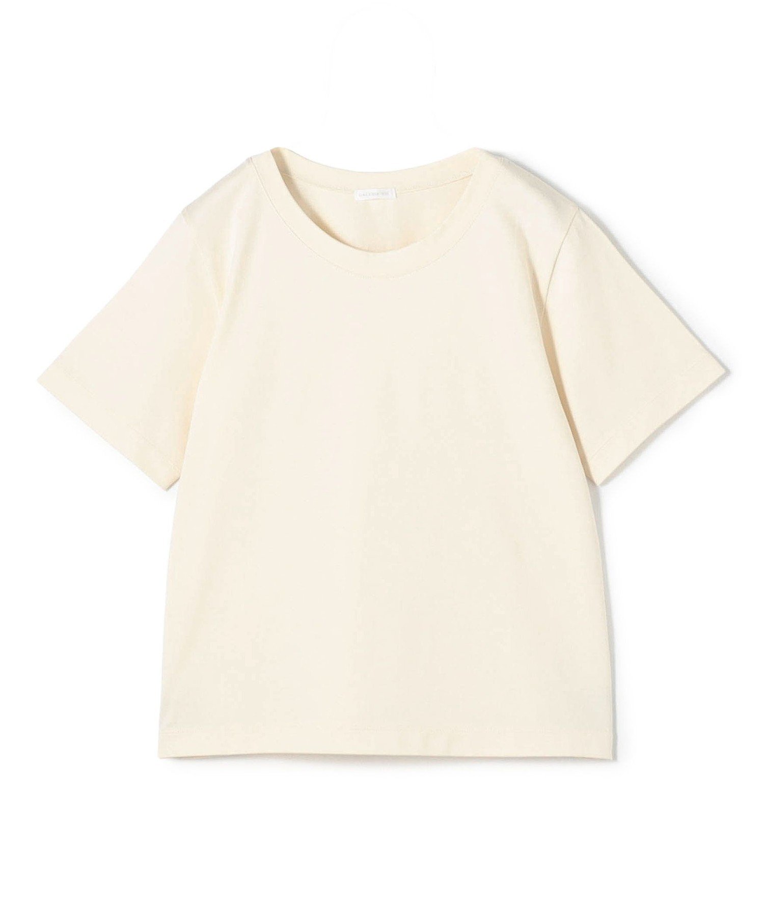 ファインコットン ショートプルオーバー トゥモローランド トップス カットソー・Tシャツ ブラック ベージュ カーキグリーン ネイビー
