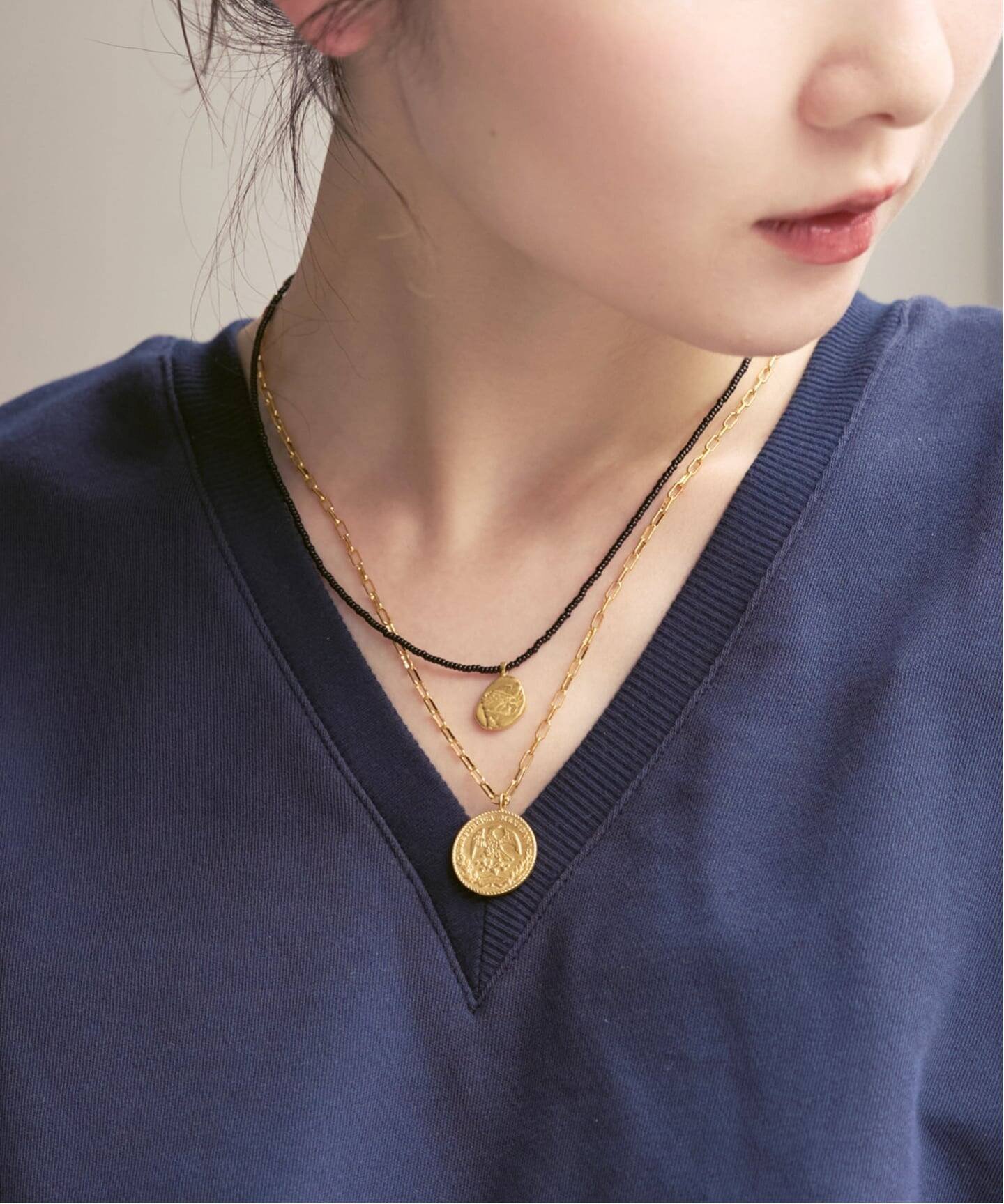 NOBLE chibi jewels/チビジュエルズ beads amulet Necklace ノーブル アクセサリー・腕時計 ネックレス ブラック【送料無料】
