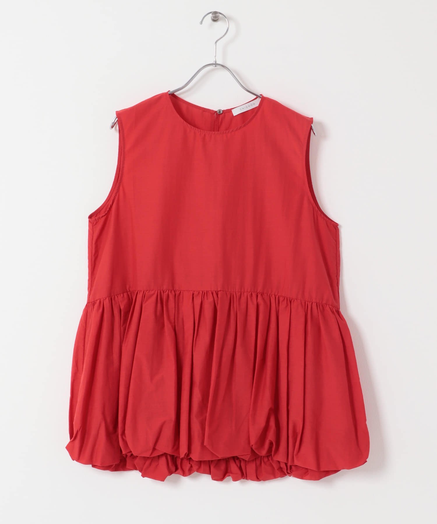 ROSSO CHIGNON バルーンペプラムブラウス アーバンリサーチロッソ トップス シャツ・ブラウス ホワイト イエロー レッド