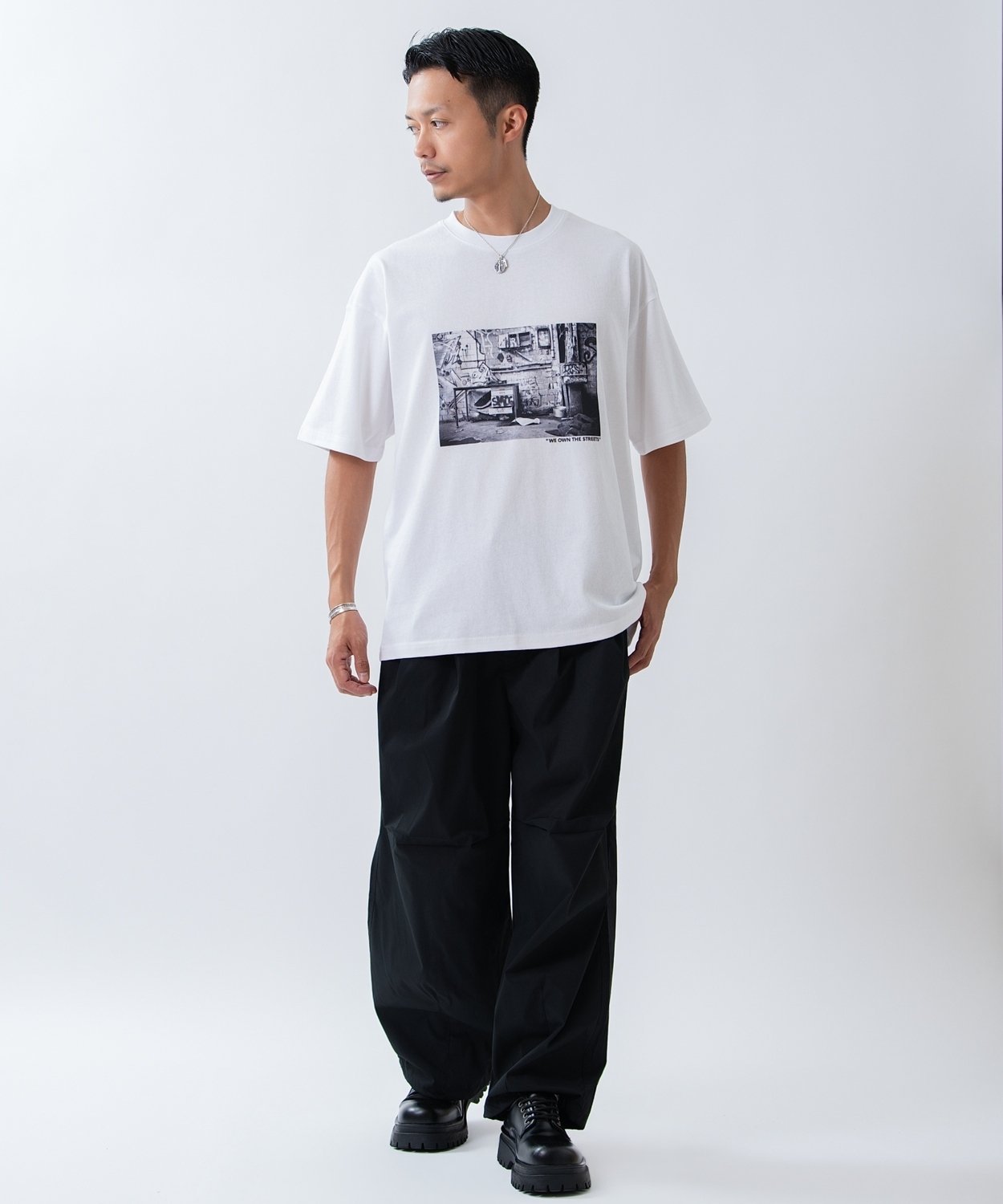 improves ストリートフォト 半袖Tシャツ インプローブス トップス カットソー・Tシャツ ホワイト