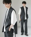 ASTRONOMY 【セットアップ 3点セット】ベスト&ポンチカットソー&フレアパンツ カジュアル トップス カットソー・Tシャツ ブラック ブルー パープル グレー【送料無料】