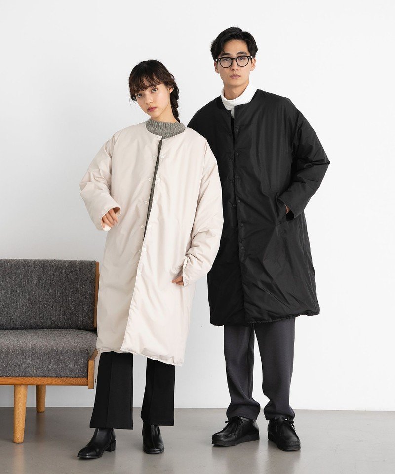 【SALE／33%OFF】coen 【WEB限定】TAION(タイオン)別注800flpロングダウンコート コーエン ジャケット・アウター ダウンジャケット・ダウンベスト ホワイト【送料無料】