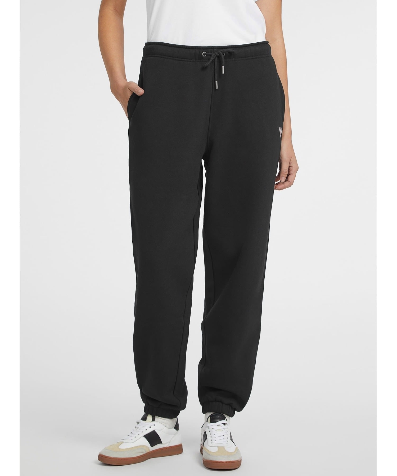 GUESS JEANS スウェットパンツ(W)MINI Label Joggers ゲス パンツ ジャージ・スウェットパンツ ホワイト グリーン グレー ブラック