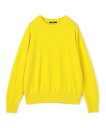 GALERIE VIE バルキーカシミヤ クルーネックプルオーバー トゥモローランド トップス ニット イエロー レッド【送料無料】