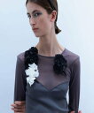IRIS47 IRIS47/mum corsage フォブ アクセサリー・腕時計 ブローチ・コサージュ・バッジ ブラック【送料無料】