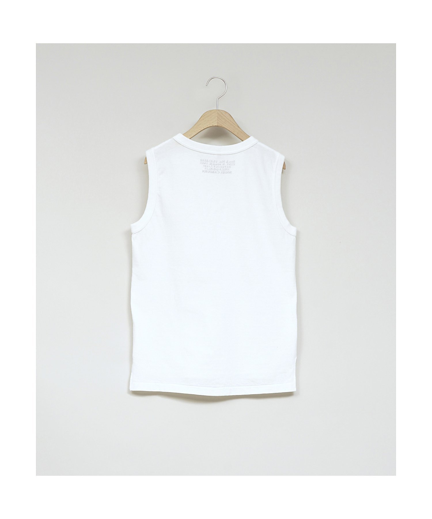Nigel Cabourn 5.6oz TANKTOP ナイジェル・ケーボン トップス カットソー・Tシャツ ホワイト【送料無料】