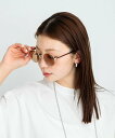 Sonny Label FEEL LIFE メタルフレームサングラス サニーレーベル ファッション雑貨 メガネ ブラウン