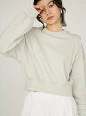 emmi 【ONLINE限定カラー】ラメ裏毛ショートスウェットトップス エミ トップス スウェット・トレーナー【送料無料】