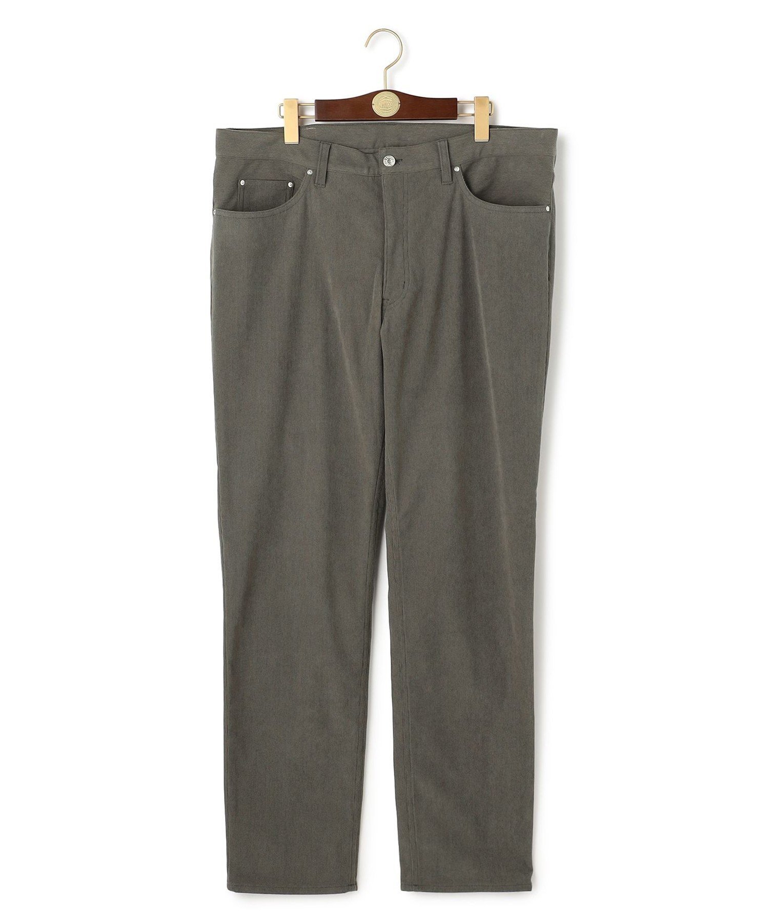 J.PRESS 【KING SIZE】【ストレッチ】トリコットコーデュロイ5ポケット パンツ ジェイプレス パンツ その他のパンツ カーキグリーン ネイビー