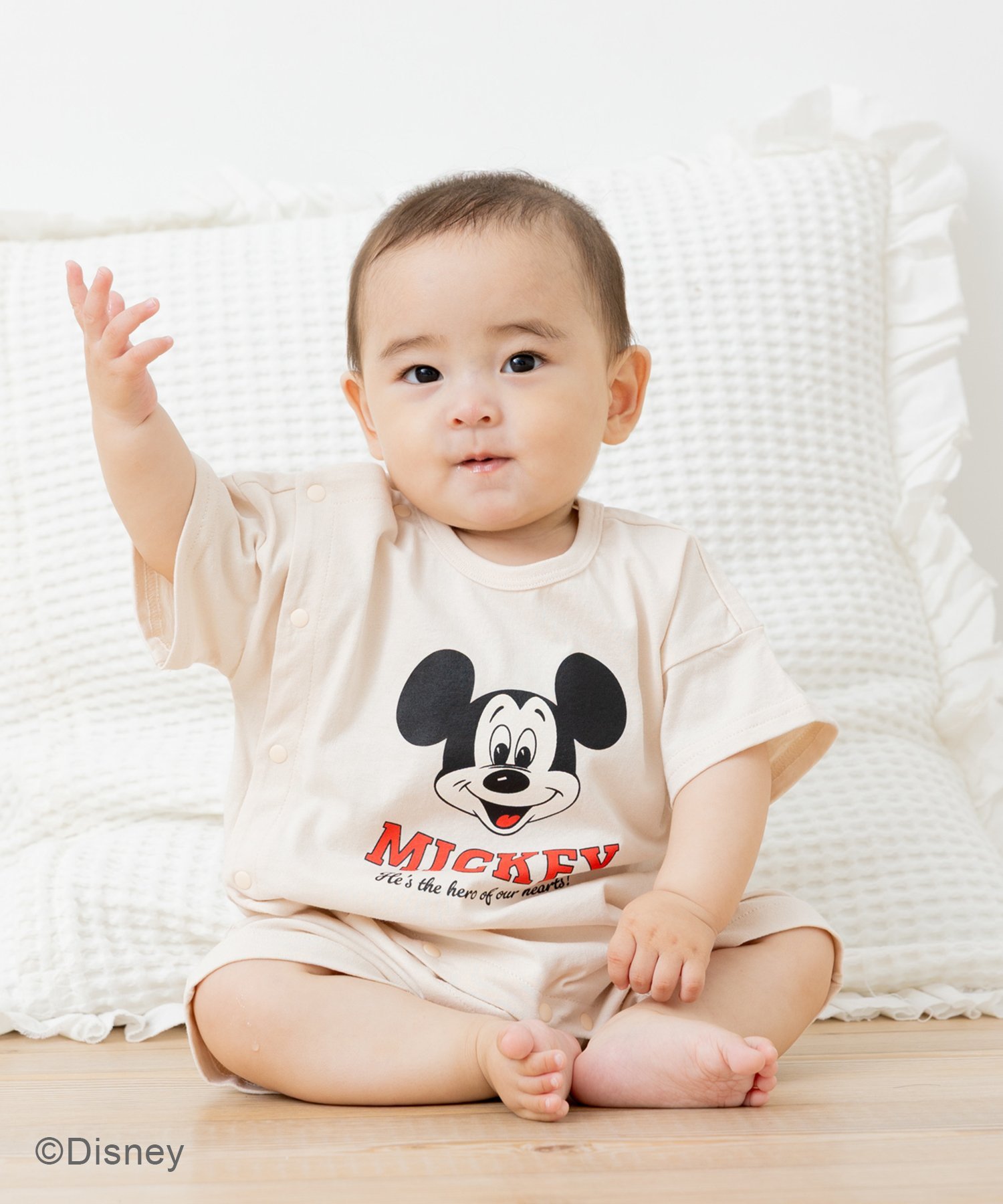 Disney ＜ディズニー＞ミッキーマウス/半袖カバーオール チルツー マタニティウェ...