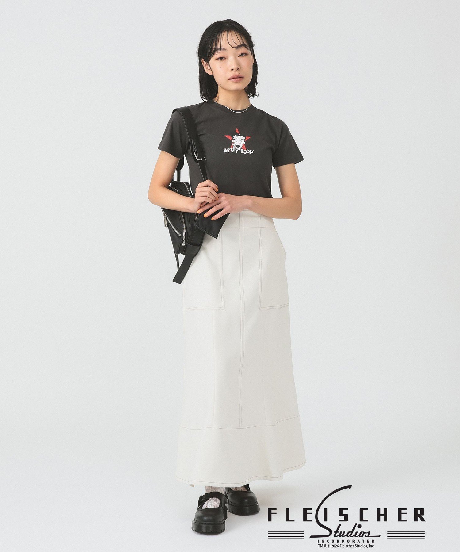 【7/31~新規値下げ】Betty Boop(TM) / Star Tシャツ ビームス ウイメン トップス カットソー・Tシャツ ブラック
