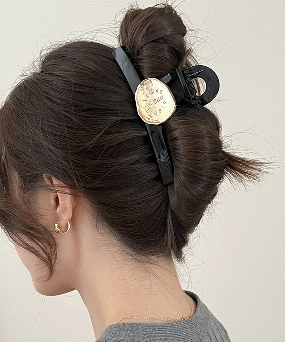【SALE／37%OFF】miniministore ヘアクリップ レディース メタル飾り ミニミニストア ヘアアクセサリー バレッタ・ヘアクリップ・ヘアピン ブラック