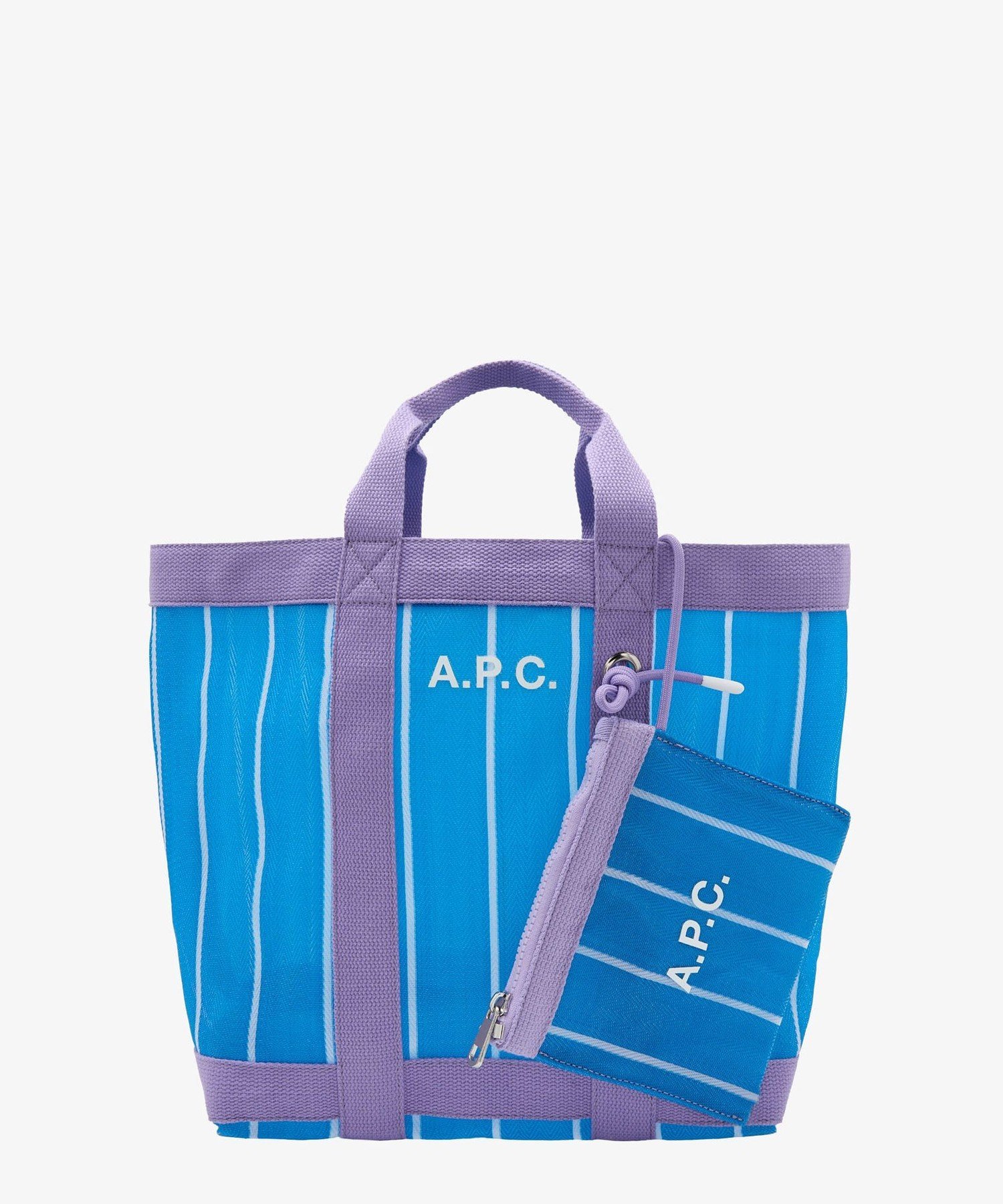 A.P.C. ブルーベリートートバッグ アー・ぺー・セー バッグ トートバッグ ブルー【送料無料】