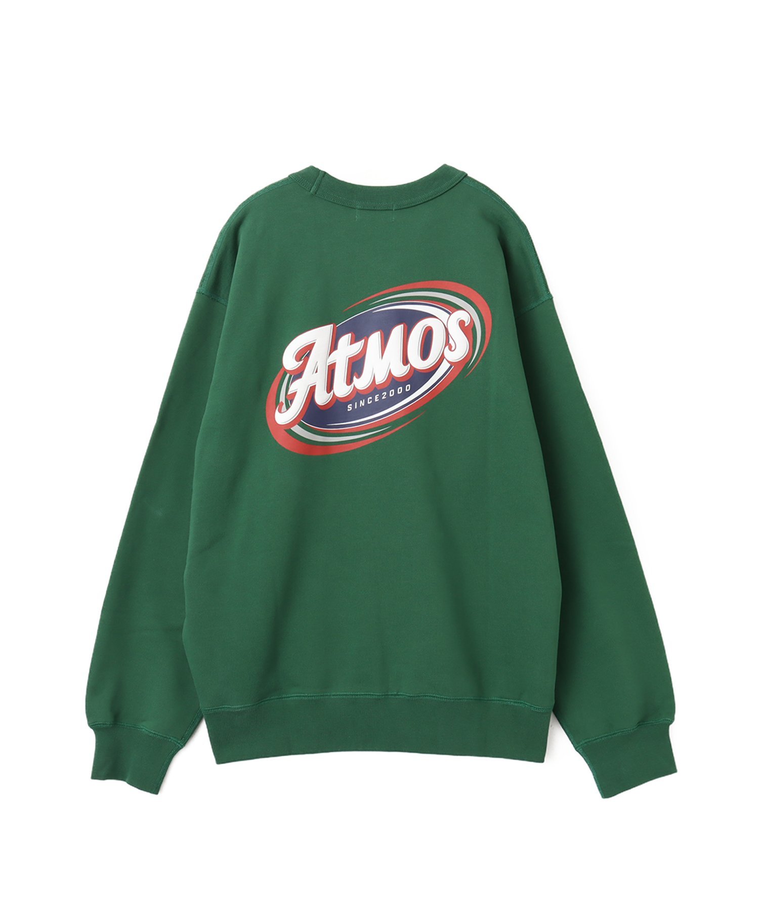 atmos atmos Snack Logo Sweatshirt GREEN アトモス トップス スウェット・トレーナー グリーン【送料無料】