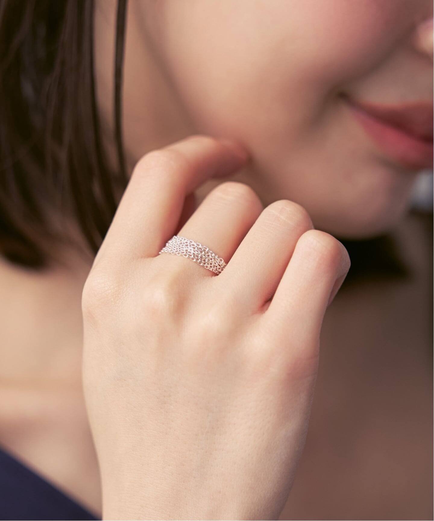 【SALE／30%OFF】NOBLE ANNA SOTILOTTA/アンナ ソッティロッタ Bague FOUNTAIN ノーブル アクセサリー・腕時計 リング・指輪 シルバー【送料無料】