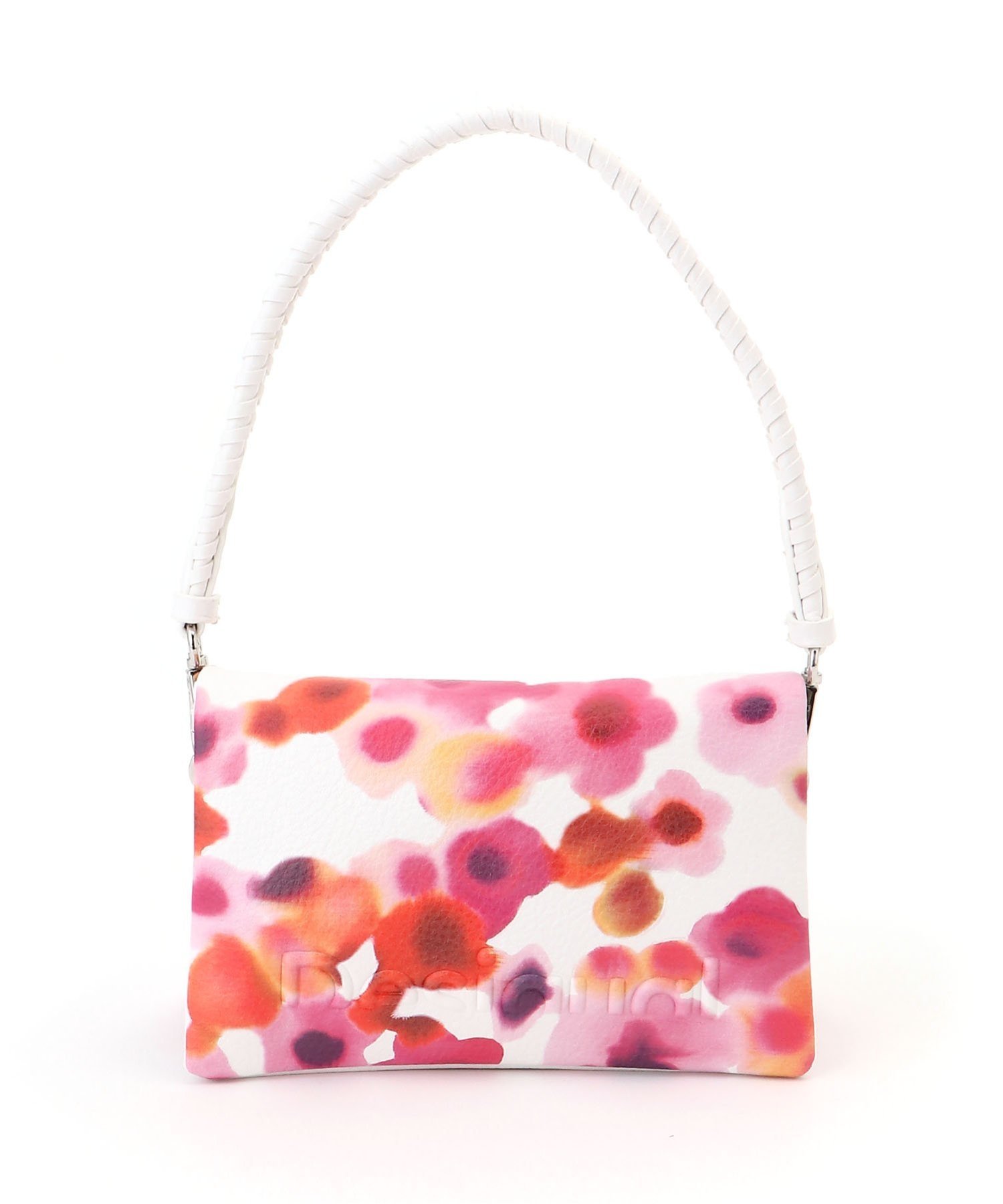 【SALE／50%OFF】Desigual 花柄 ミニクロスボディバッグ デシグアル バッグ ショルダーバッグ ピンク【送料無料】のサムネイル