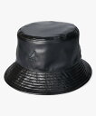 KANGOL KANGOL SMU FAUX RV SHORT BUCKET オーバーライド 帽子 ハット ブラック【送料無料】