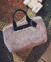 トッカ　マザーズバッグ 【SALE／30%OFF】TOCCA CHOCOLA FUR BAG ファーバッグ トッカ バッグ トートバッグ グレー ベージュ【送料無料】