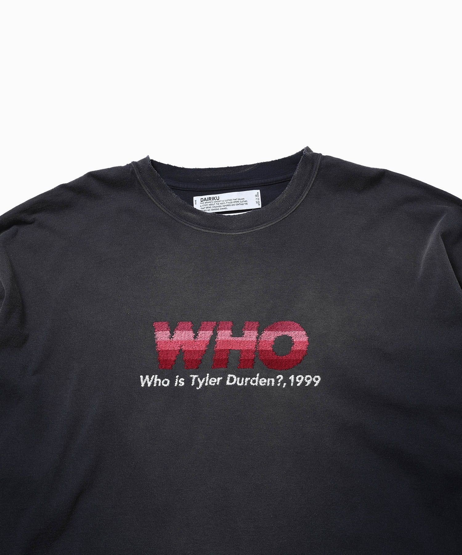 ADAM ET ROPE' HOMME 【DAIRIKU/ダイリク】WHO Vintage Theme Tee アダムエロペ トップス カットソー・Tシャツ ネイビー カーキグリーン【送料無料】