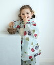 Nico@ntique ニコアンティーク 子供浴衣3点セット 女の子 縞々ブルーに赤のほおずき ウタタネ 着物・浴衣・和装小物 浴衣 ブルー【送料無料】